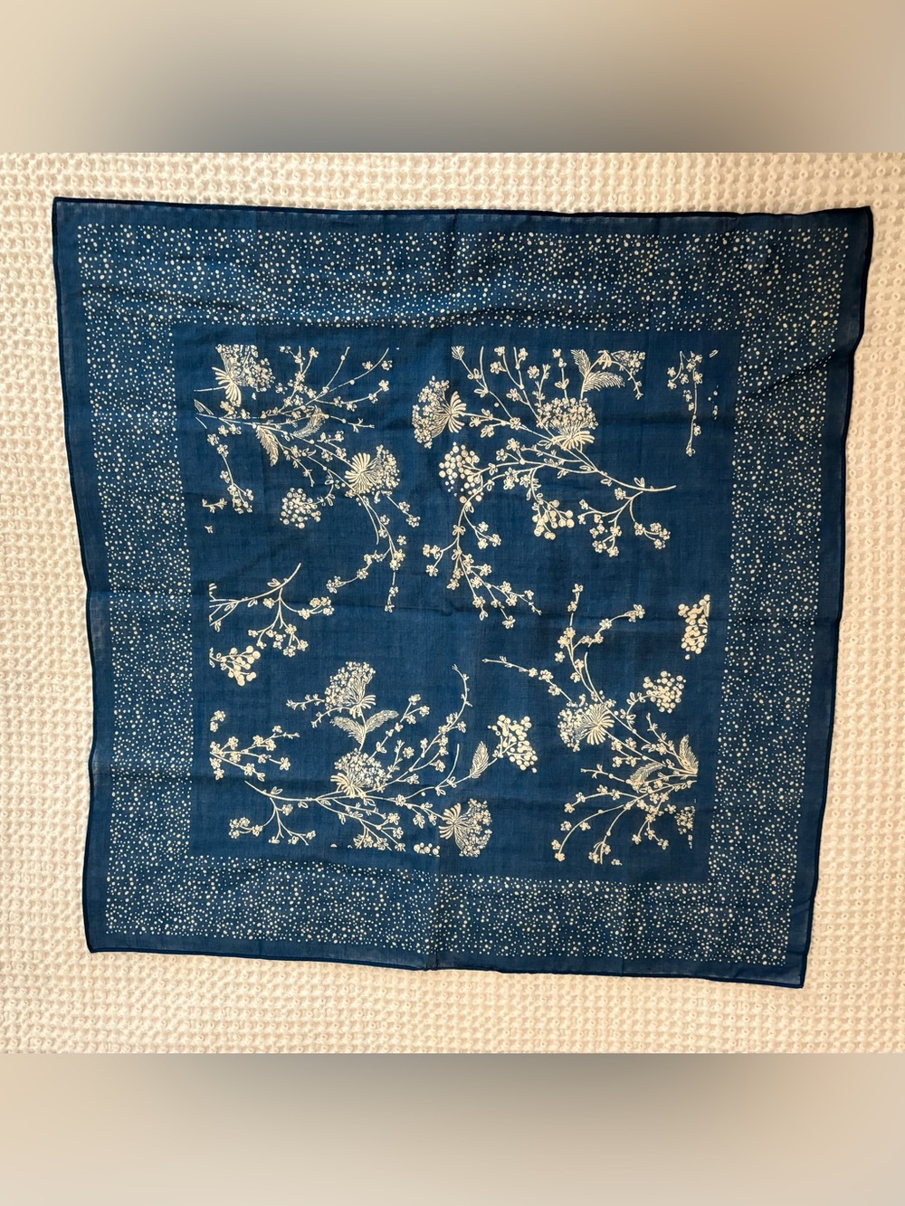 Madewell Organic Cotton Bandana Scarf, NWT